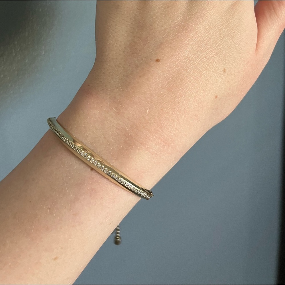 Kendra Scott Ott Luxe Bracelet in Yellow Gold & CZ